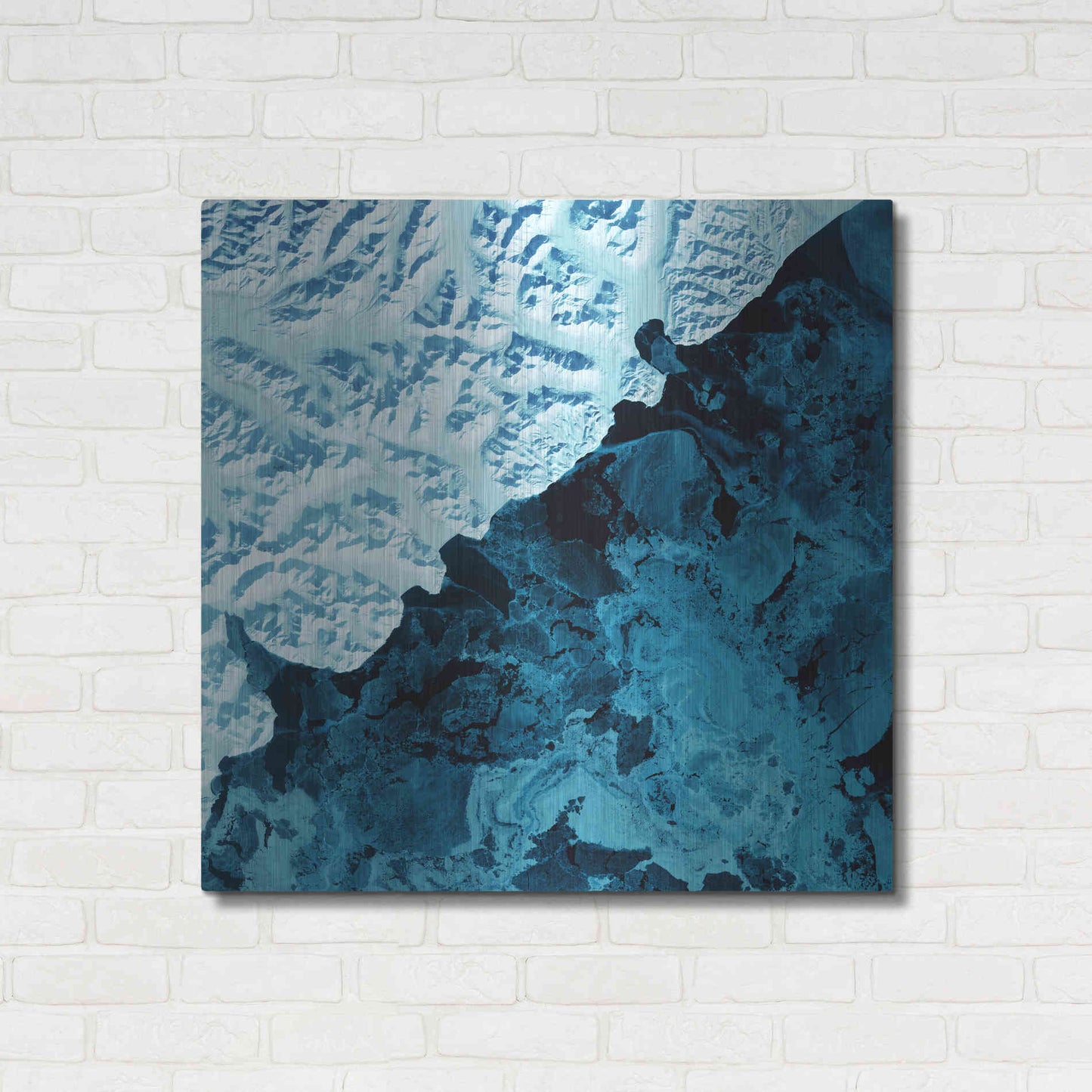 Luxe Metal Art 'Earth As Art: Kamchatka Peninsula' Metal Wall Art,36x36