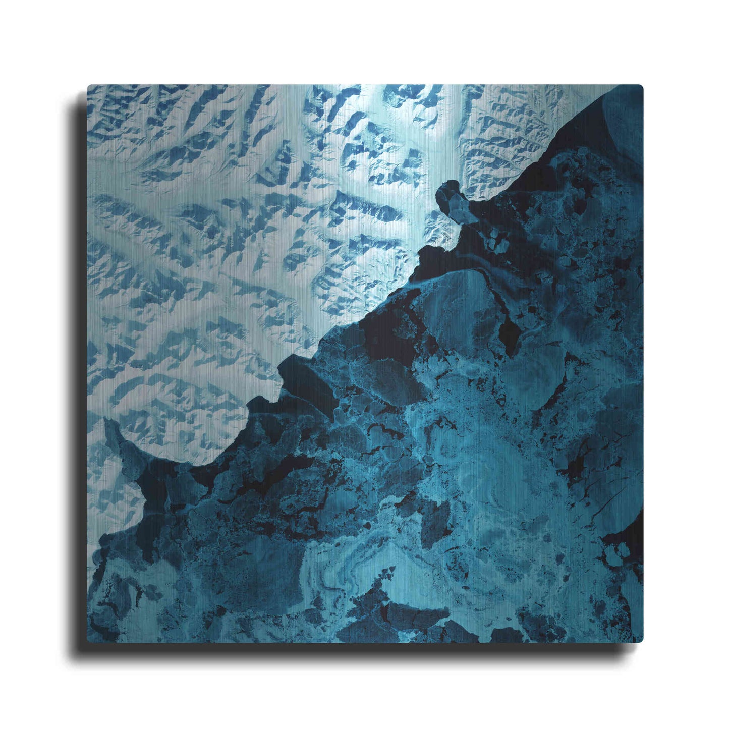 Luxe Metal Art 'Earth As Art: Kamchatka Peninsula' Metal Wall Art