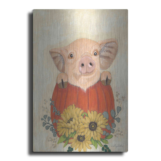 Luxe Metal Art 'Clementine' by Ashley Justice, Metal Wall Art