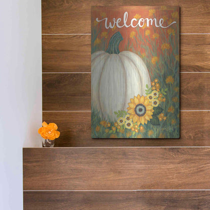 Luxe Metal Art 'Pumpkin Patch' by Annie LaPoint, Metal Wall Art,12x16