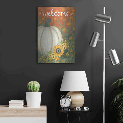 Luxe Metal Art 'Pumpkin Patch' by Annie LaPoint, Metal Wall Art,16x24