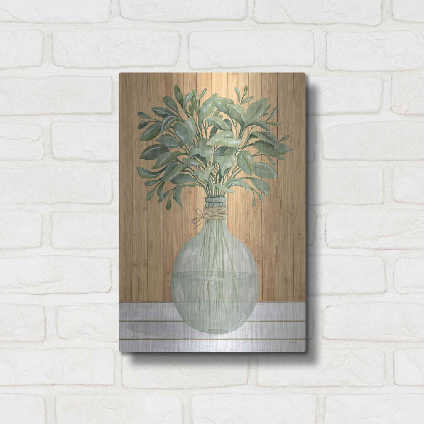 Luxe Metal Art 'Happiness I' by Cindy Jacobs, Metal Wall Art,12x16