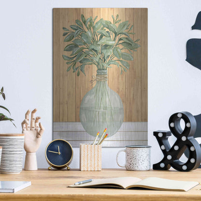 Luxe Metal Art 'Happiness I' by Cindy Jacobs, Metal Wall Art,12x16