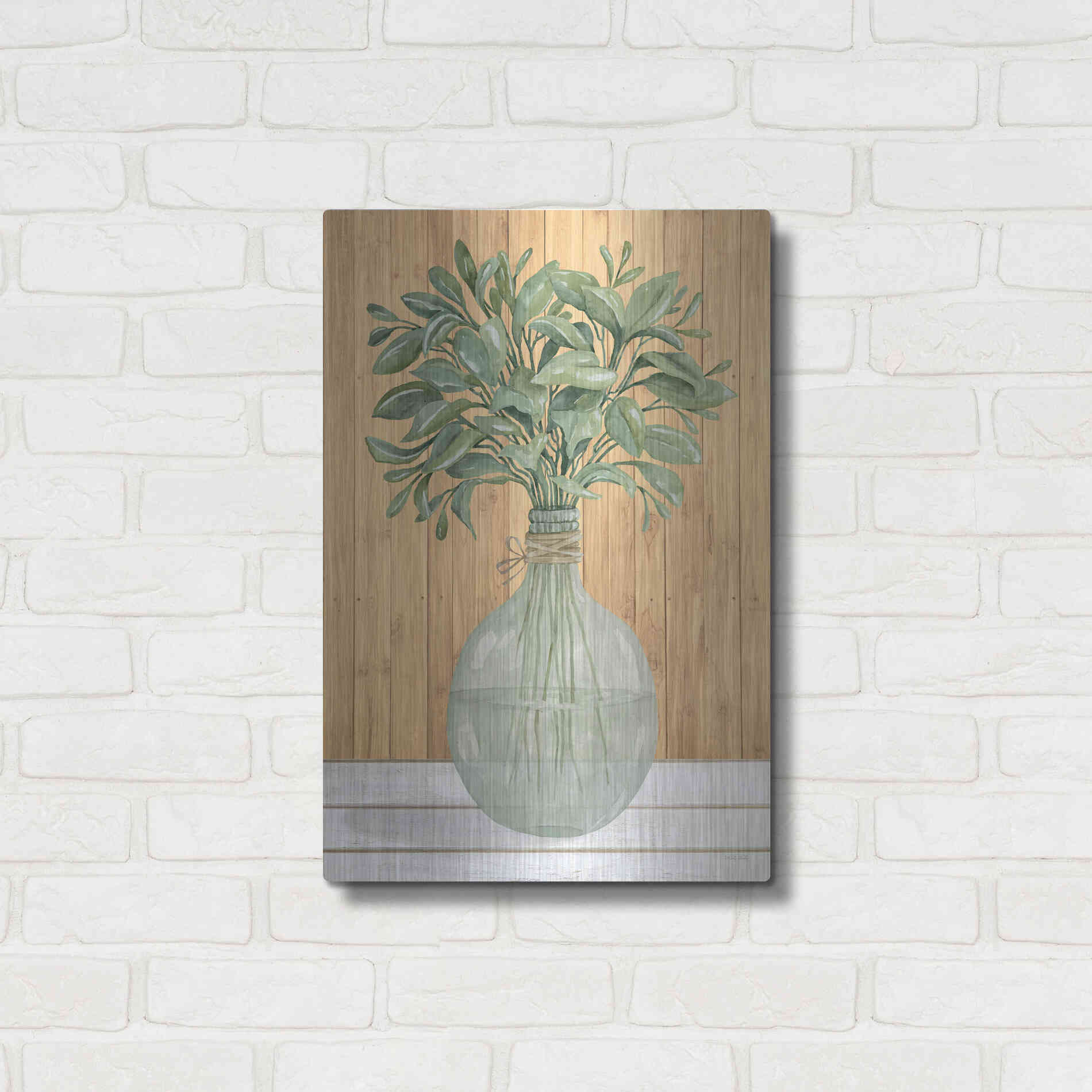 Luxe Metal Art 'Happiness I' by Cindy Jacobs, Metal Wall Art,16x24