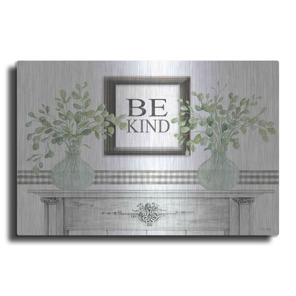 Luxe Metal Art 'Be Kind Table' by Cindy Jacobs, Metal Wall Art