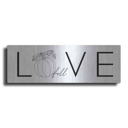 Luxe Metal Art 'Love Fall' by Cindy Jacobs, Metal Wall Art