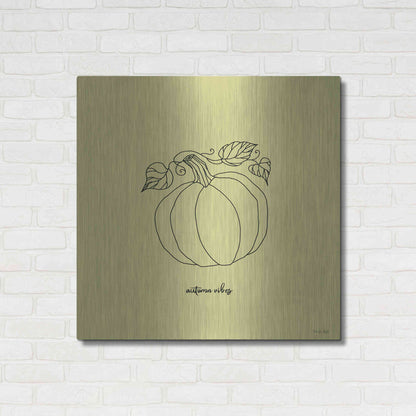 Luxe Metal Art 'Autumn Vibes' by Cindy Jacobs, Metal Wall Art,36x36