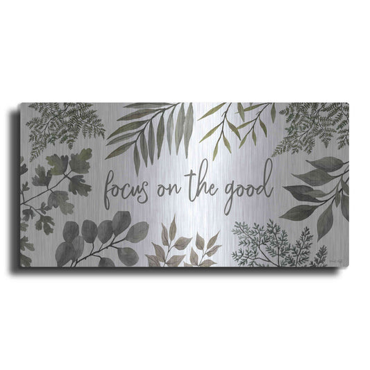 Luxe Metal Art 'Focus on the Good' by Cindy Jacobs, Metal Wall Art