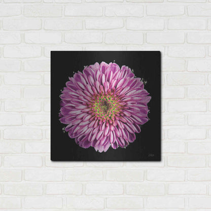 Luxe Metal Art 'Purple Gradient' by Donnie Quillen, Metal Wall Art,24x24