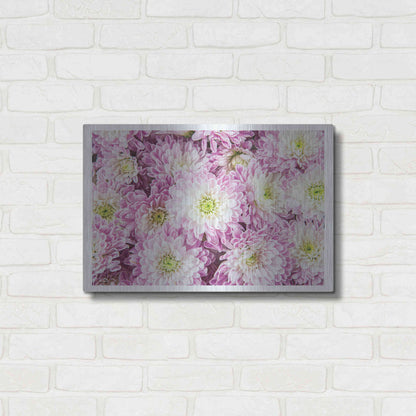 Luxe Metal Art 'Pretty in Purple I' by Donnie Quillen, Metal Wall Art,24x16