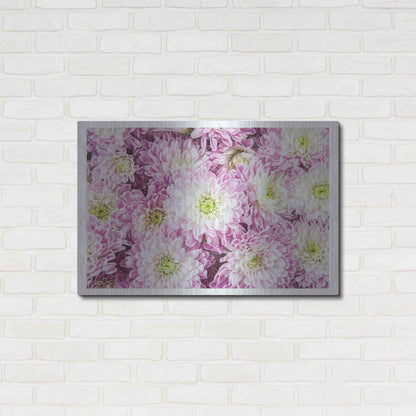 Luxe Metal Art 'Pretty in Purple I' by Donnie Quillen, Metal Wall Art,36x24