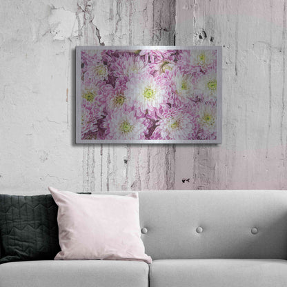 Luxe Metal Art 'Pretty in Purple I' by Donnie Quillen, Metal Wall Art,36x24