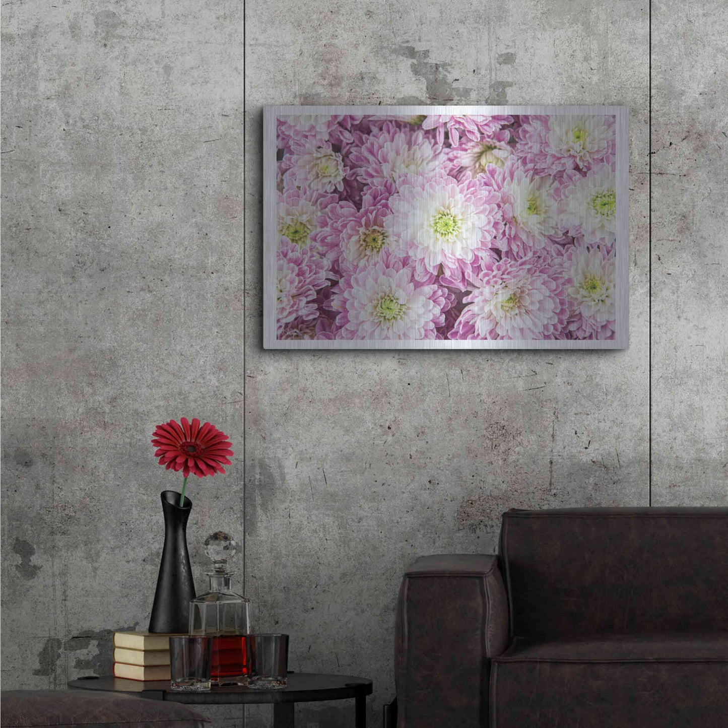 Luxe Metal Art 'Pretty in Purple I' by Donnie Quillen, Metal Wall Art,36x24