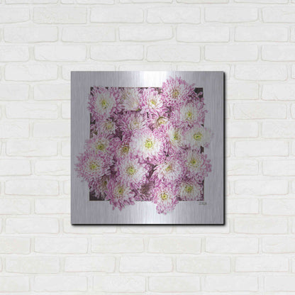 Luxe Metal Art 'Pretty in Purple II' by Donnie Quillen, Metal Wall Art,24x24