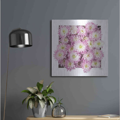 Luxe Metal Art 'Pretty in Purple II' by Donnie Quillen, Metal Wall Art,24x24