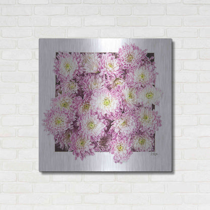 Luxe Metal Art 'Pretty in Purple II' by Donnie Quillen, Metal Wall Art,36x36