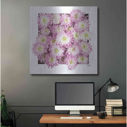 Luxe Metal Art 'Pretty in Purple II' by Donnie Quillen, Metal Wall Art,36x36