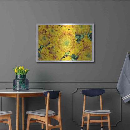 Luxe Metal Art 'Fall Feels I' by Donnie Quillen, Metal Wall Art,36x24