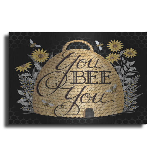 Luxe Metal Art 'You Bee You' by Deb Strain, Metal Wall Art