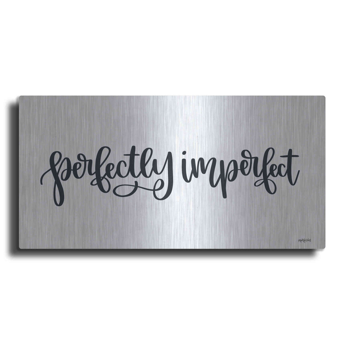 Luxe Metal Art 'Perfectly Imperfect ' by Imperfect Dust, Metal Wall Art