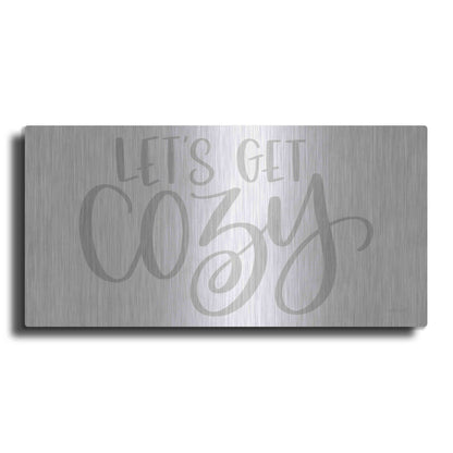 Luxe Metal Art 'Let's Get Cozy ' by Imperfect Dust, Metal Wall Art