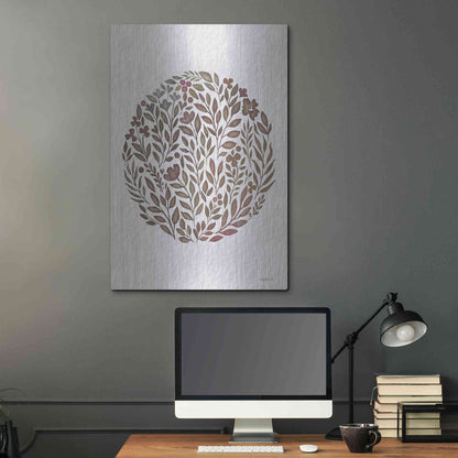 Luxe Metal Art 'Fall Florals' by Imperfect Dust, Metal Wall Art,24x36