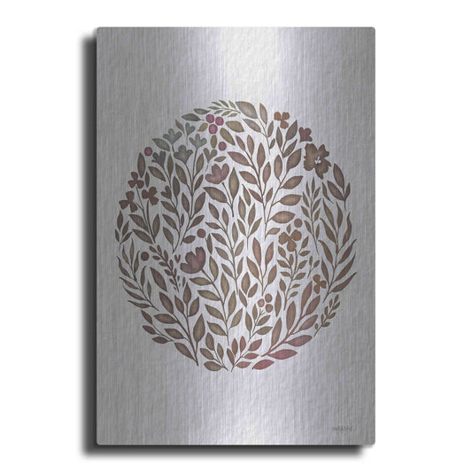 Luxe Metal Art 'Fall Florals' by Imperfect Dust, Metal Wall Art