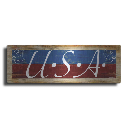 Luxe Metal Art 'USA' by Ed Wargo, Metal Wall Art