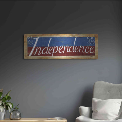 Luxe Metal Art 'Independence' by Ed Wargo, Metal Wall Art,36x12