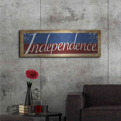 Luxe Metal Art 'Independence' by Ed Wargo, Metal Wall Art,48x16