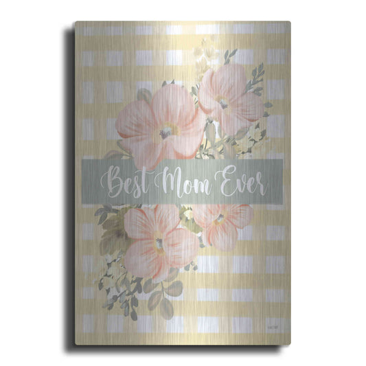 Luxe Metal Art 'Best Mom Ever' by House Fenway, Metal Wall Art