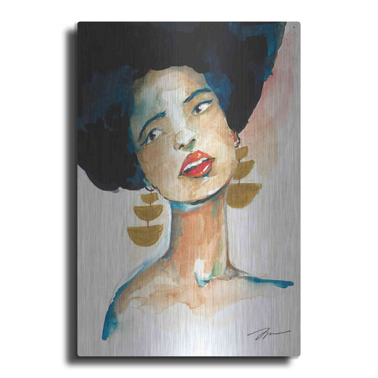 Luxe Metal Art 'Ophelia' by Jessica Mingo, Metal Wall Art