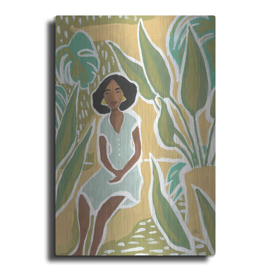 Luxe Metal Art 'Warm Sunshine' by Jessica Mingo, Metal Wall Art