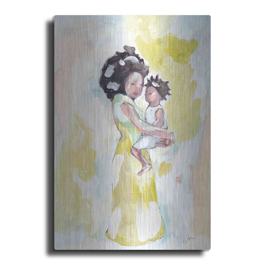 Luxe Metal Art 'Unconditional Love' by Jessica Mingo, Metal Wall Art