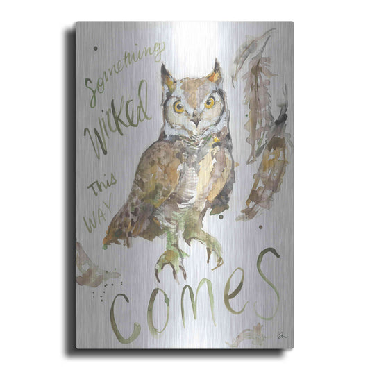 Luxe Metal Art 'Something Wicked' by Jessica Mingo, Metal Wall Art