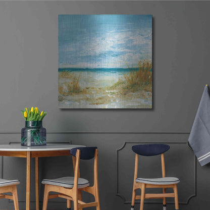 Luxe Metal Art 'Sea Breeze' by Kamdon Kreations, Metal Wall Art,36x36