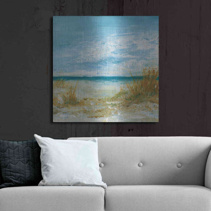 Luxe Metal Art 'Sea Breeze' by Kamdon Kreations, Metal Wall Art,36x36