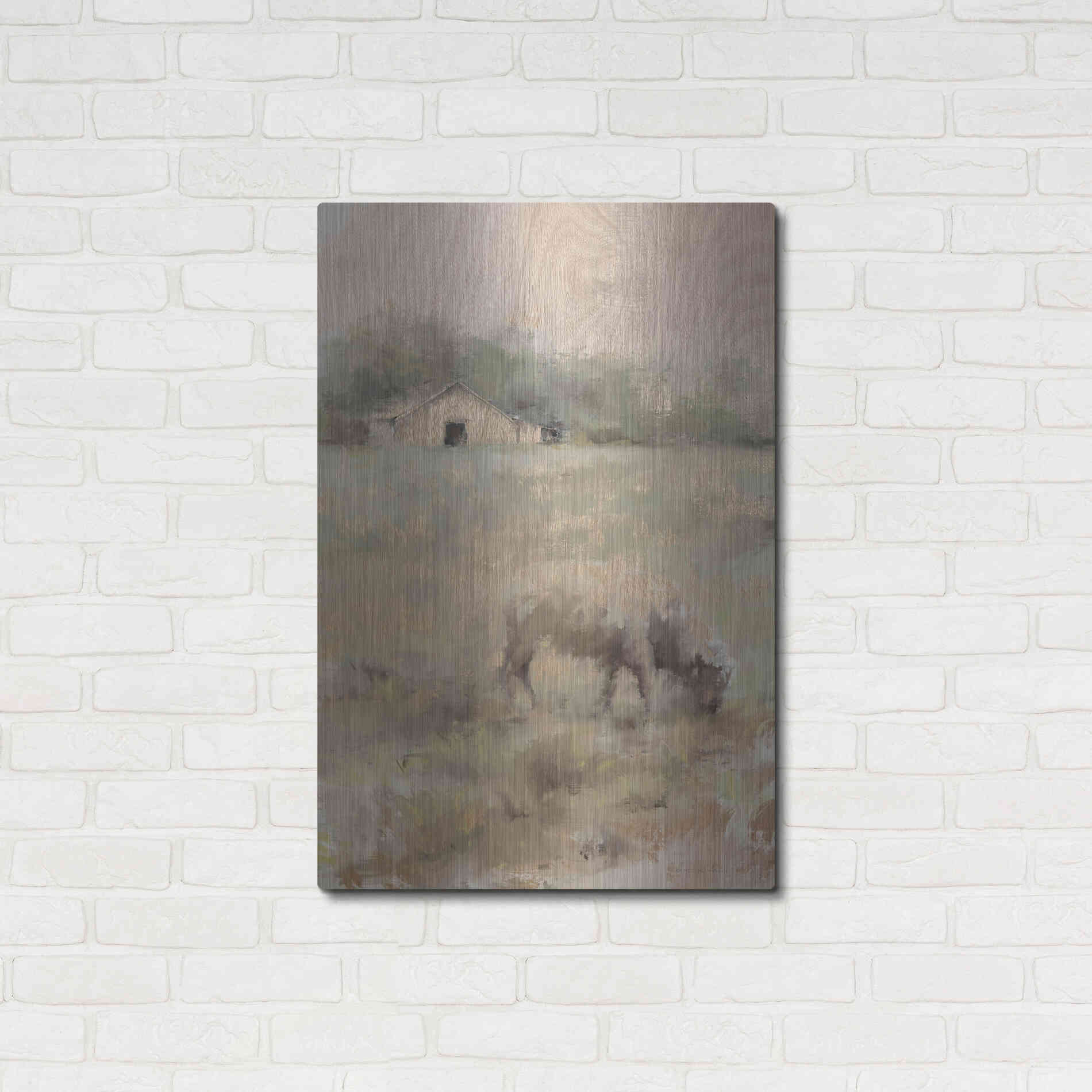 Luxe Metal Art 'The Front Pasture' by Kamdon Kreations, Metal Wall Art,24x36
