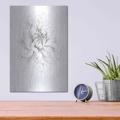 Luxe Metal Art 'The Center of things' by Kamdon Kreations, Metal Wall Art,12x16