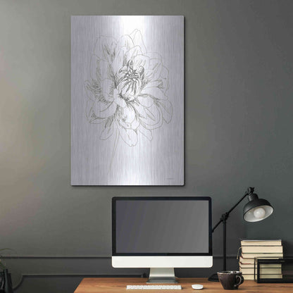 Luxe Metal Art 'The Center of things' by Kamdon Kreations, Metal Wall Art,24x36