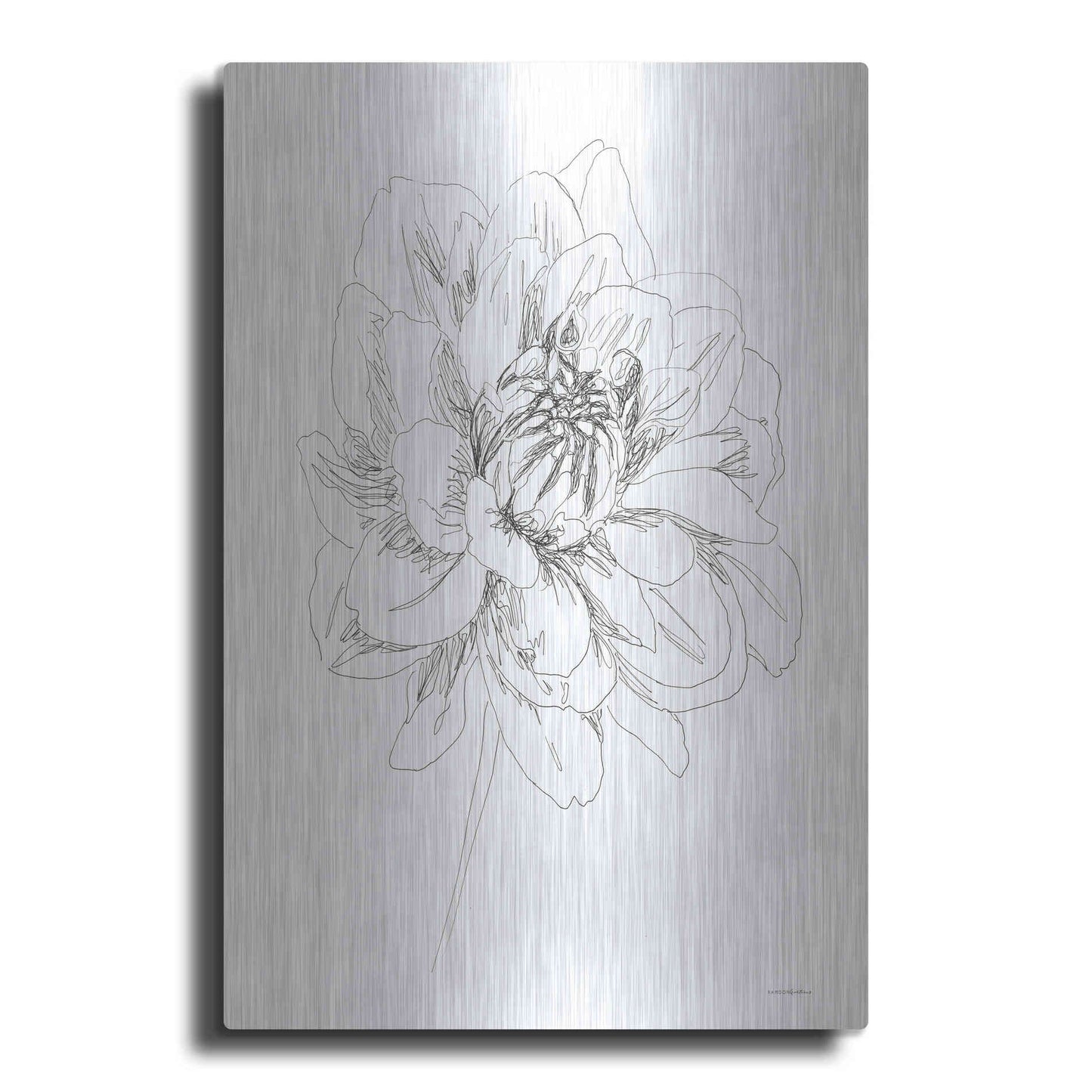 Luxe Metal Art 'The Center of things' by Kamdon Kreations, Metal Wall Art