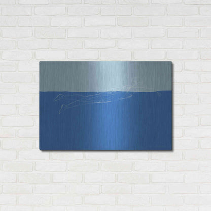 Luxe Metal Art 'How to Swim 2' by Kamdon Kreations, Metal Wall Art,36x24