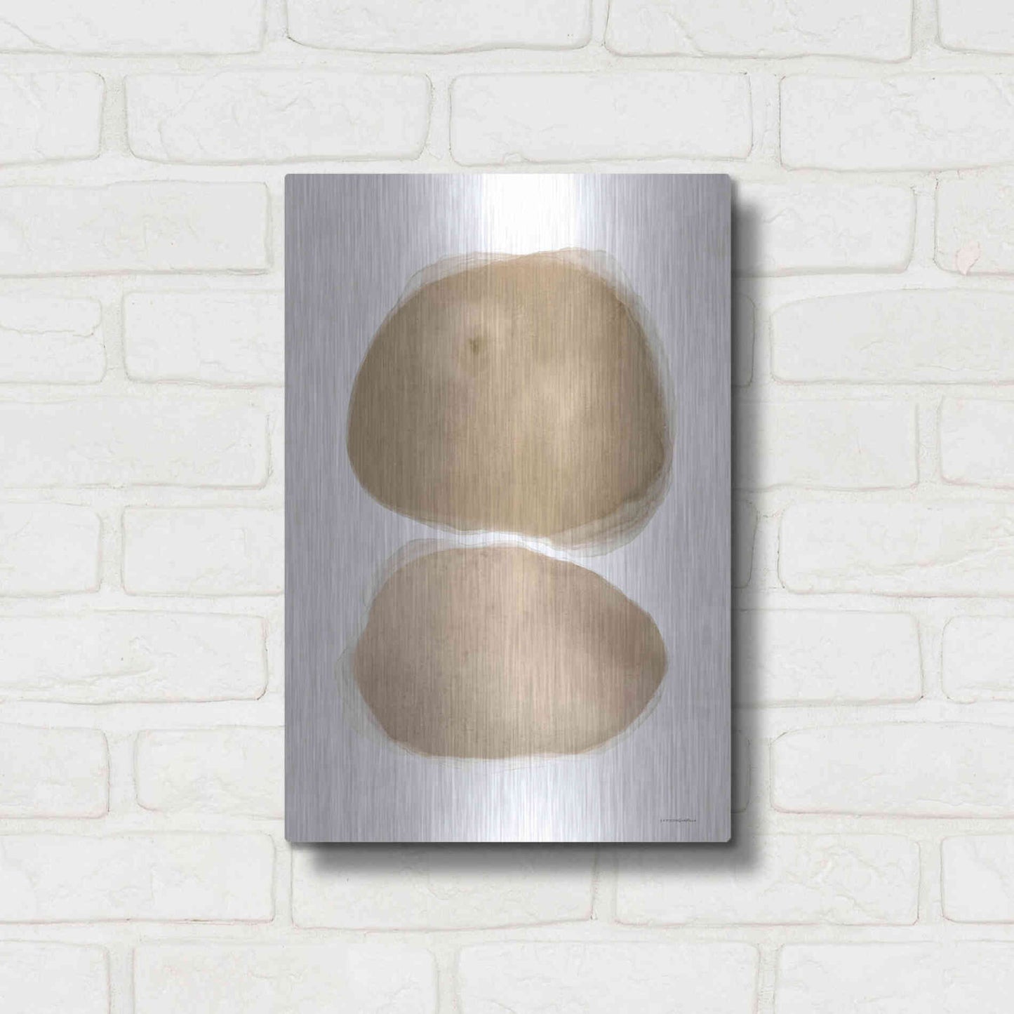 Luxe Metal Art 'The Eye of the Beholder' by Kamdon Kreations, Metal Wall Art,12x16