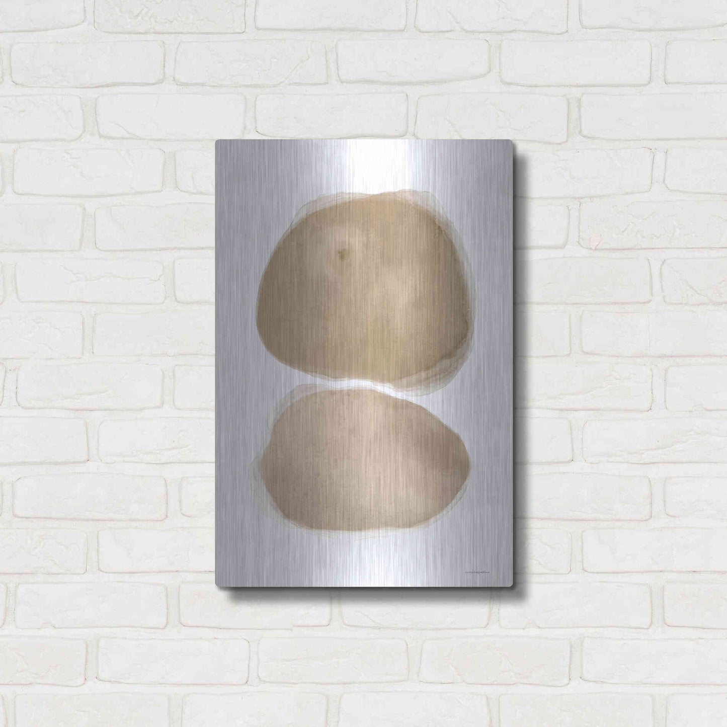 Luxe Metal Art 'The Eye of the Beholder' by Kamdon Kreations, Metal Wall Art,16x24