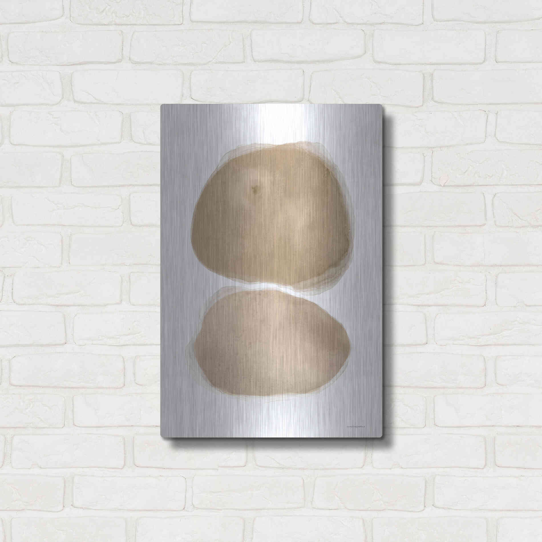Luxe Metal Art 'The Eye of the Beholder' by Kamdon Kreations, Metal Wall Art,16x24