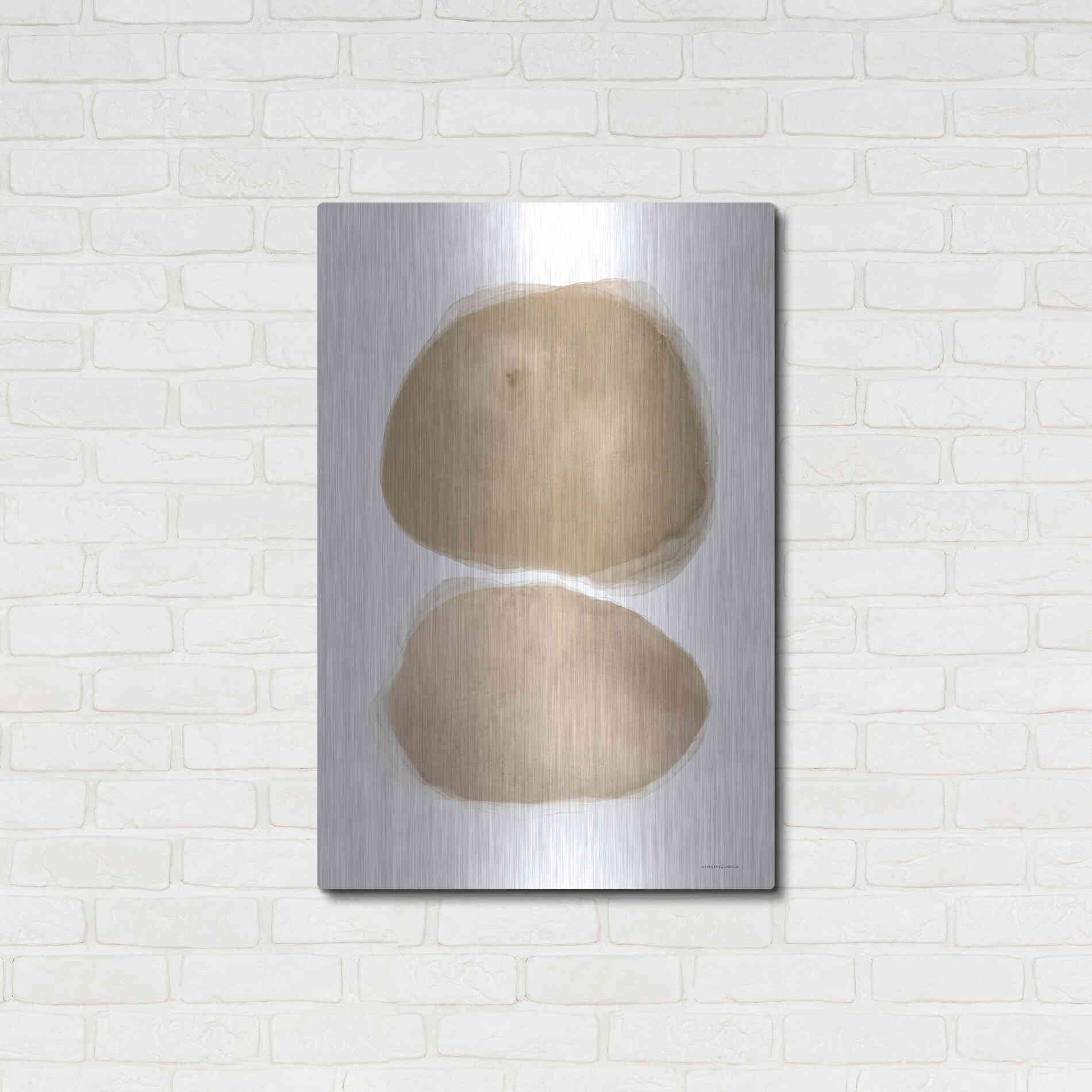 Luxe Metal Art 'The Eye of the Beholder' by Kamdon Kreations, Metal Wall Art,24x36