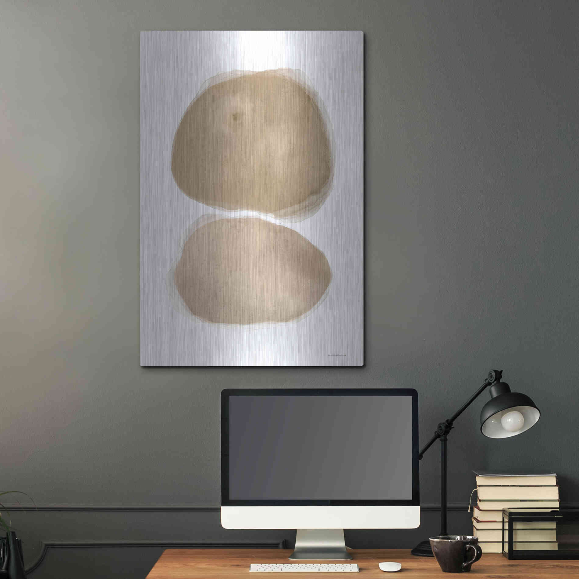 Luxe Metal Art 'The Eye of the Beholder' by Kamdon Kreations, Metal Wall Art,24x36
