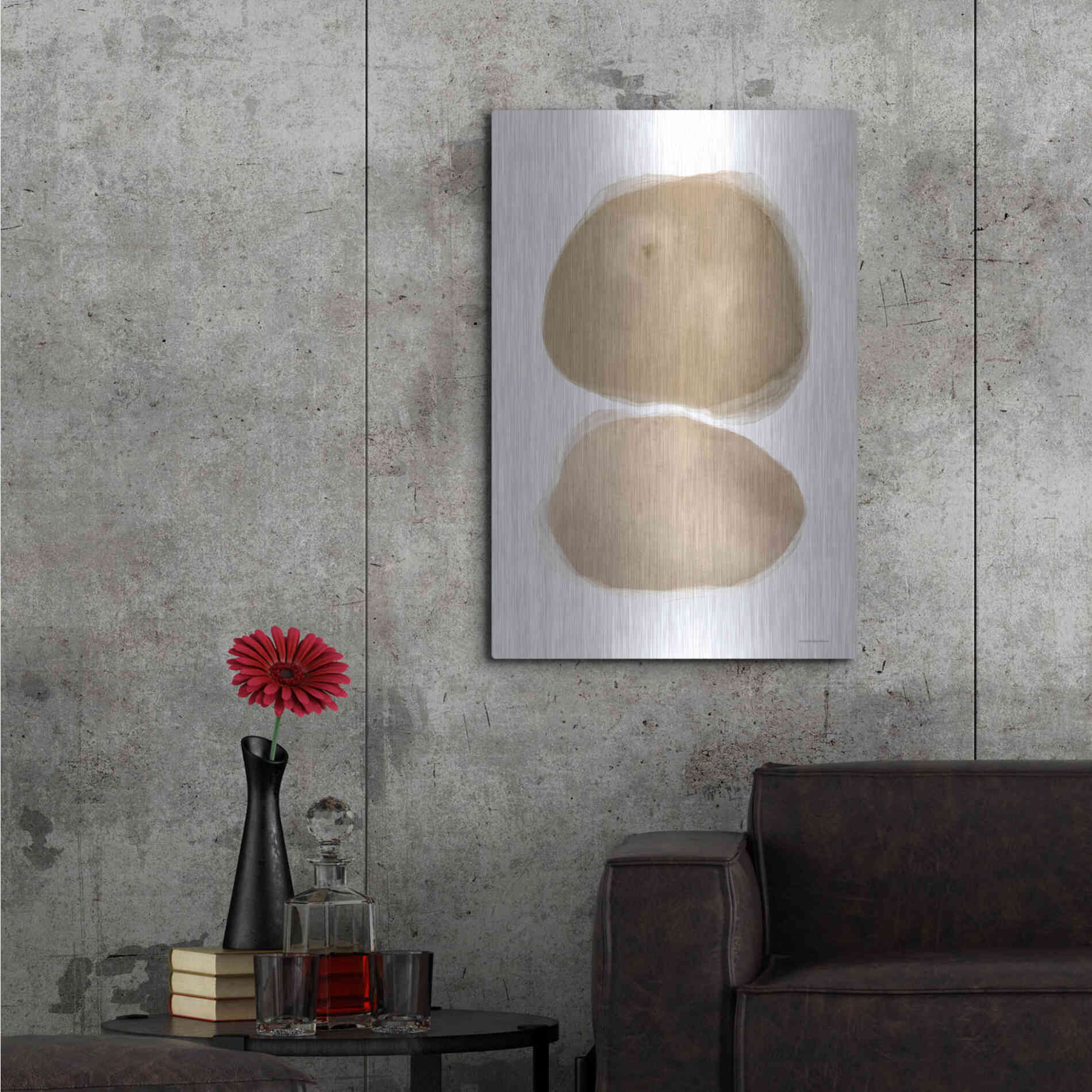 Luxe Metal Art 'The Eye of the Beholder' by Kamdon Kreations, Metal Wall Art,24x36