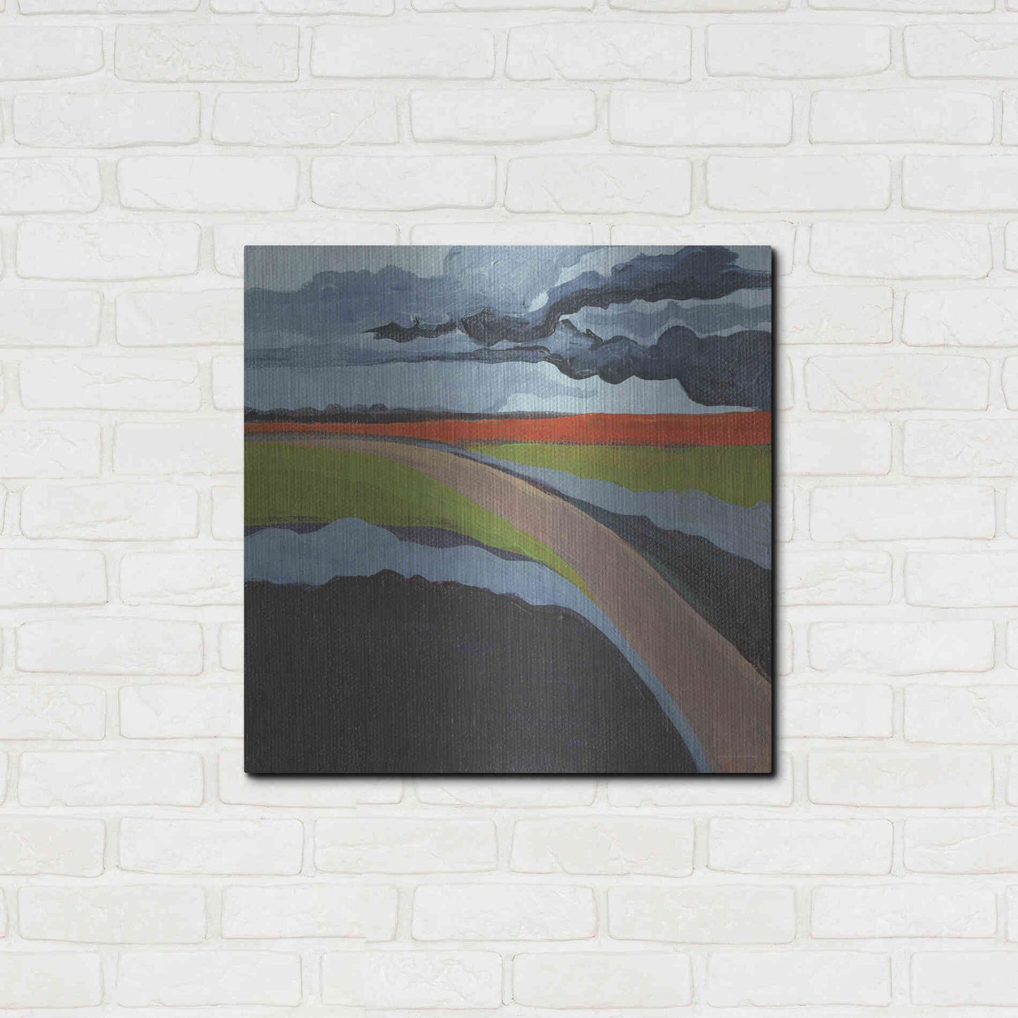 Luxe Metal Art 'To the Left' by Kamdon Kreations, Metal Wall Art,24x24
