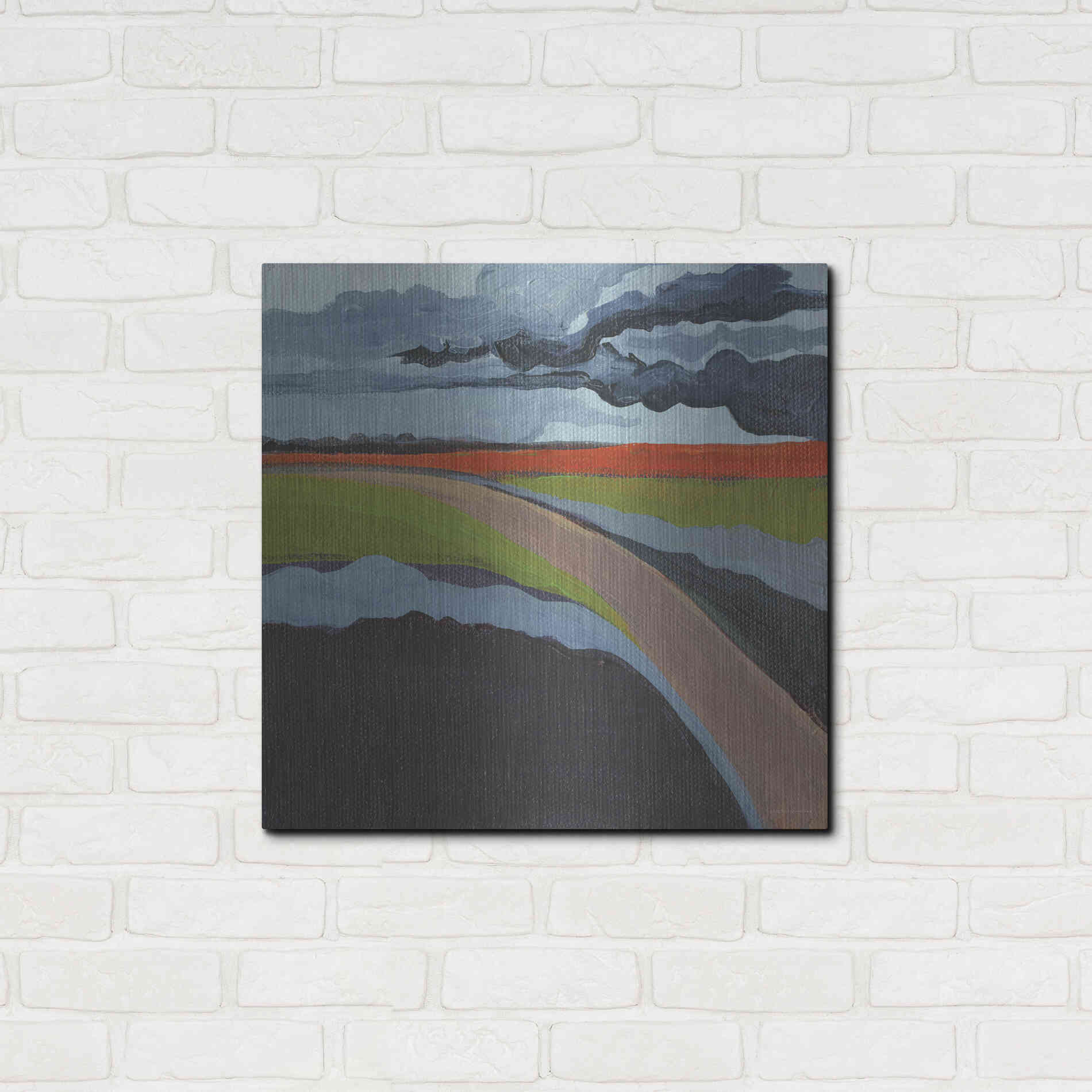 Luxe Metal Art 'To the Left' by Kamdon Kreations, Metal Wall Art,24x24